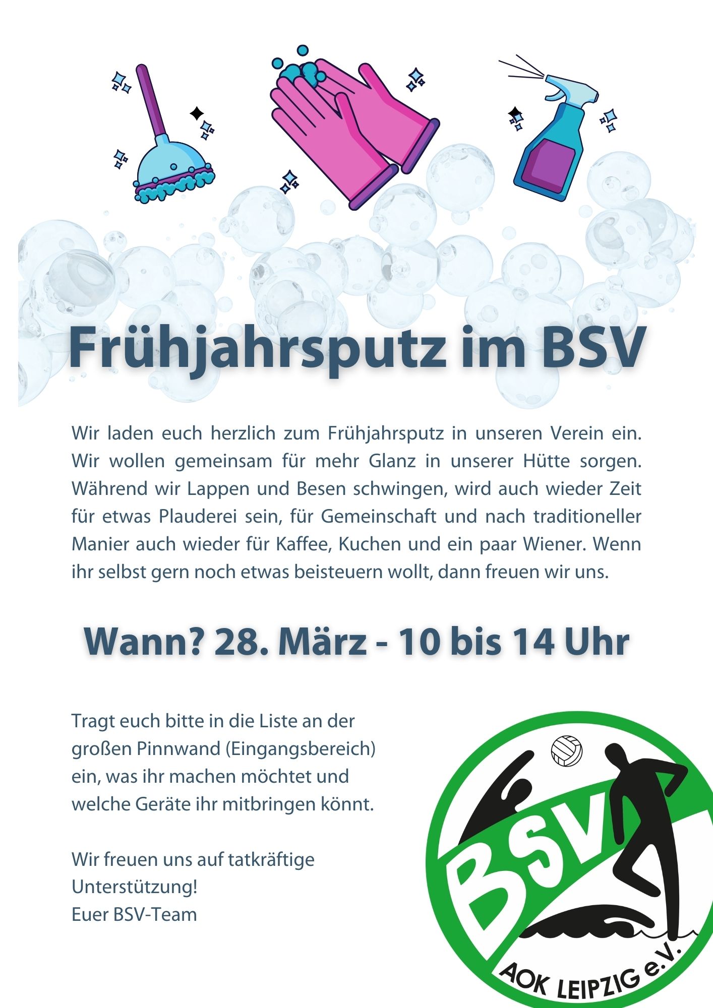 Der Frühjahrsputz steht an - kommt vorbei!