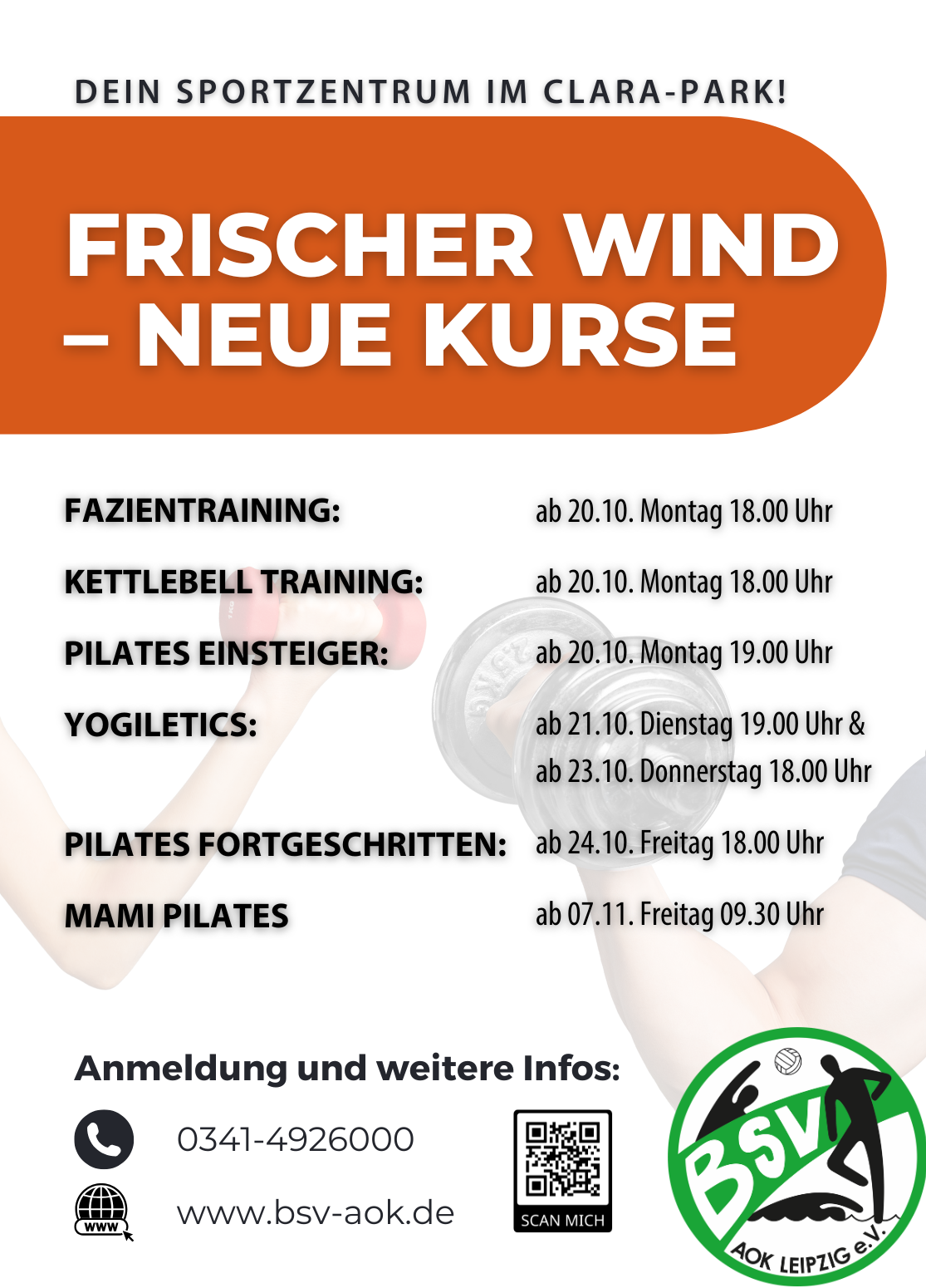 Frischer Wind - neue Kurse!